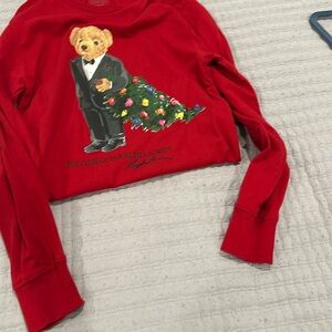 Long sleeve holiday tee